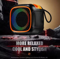 S11 Mini Portable Bluetooth Speaker with Phone Holder, RGB Lights, Super Bass & 10-Hour Playtime – Compact Travel Wireless Speaker